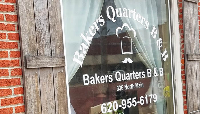 Baker's Quarters Bed and Breakfast, Kingman, Kansas